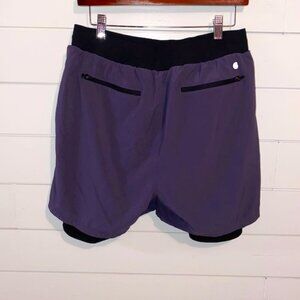 Zella Men's Athletic Lined Athleisure Yoga Shorts - Medium Gym Work Out